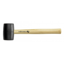 Rubber hammer with wooden handle 900g