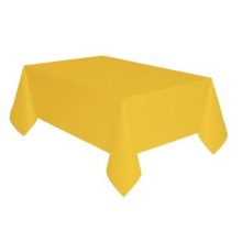 Tablecloth plastic yellow 137*274cm