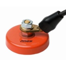 Magnetic ground block Ø9cm max 300A