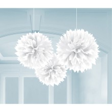 Paper decoration 'Fluffy white'