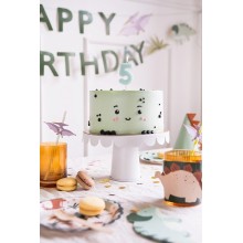 Candle 5, light blue