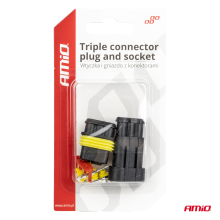 3-piece plug and socket set