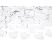 Firecracker white hearts, 40 cm