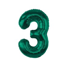 Number "3" Green