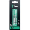Wera Torsion bits, 2 x PH2 x 50mm, 851/4 TZ, blister