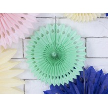 Decoration 'Fan light mint' 20cm/25cm/30cm