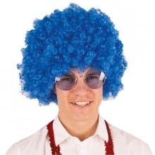 Clown wig blue