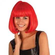 Wig short (red)