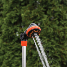 BLACK LINE Garden shower on spike