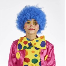 Clown wig blue