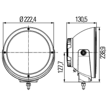 Luminator LED high beam piece