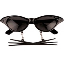 Glasses Disco Party Cat