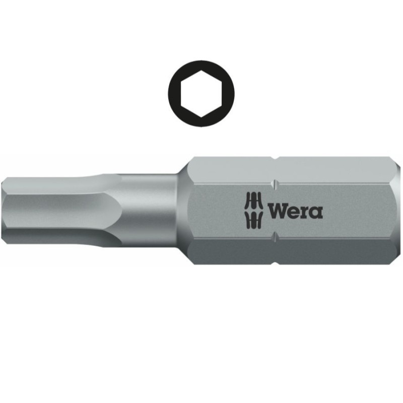 Wera 840/1 Z Standard bit HEX-PLUS 5/64 x 25mm Wera 840/1 Z Standard bit HEX-PLUS 5/64 x 25mm