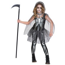 Children's costume Skeleton Reaper Girl 14-16 years (170cm)