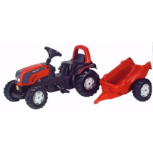 Pedal tractor with Valtra trailer