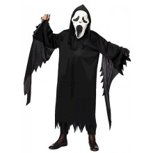 Children's costume (Ghost black/Scream) 116cm