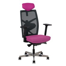 Рабочий стул TUNE розовый/черный