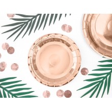 Plate 18 cm Rose Gold, 6 pcs