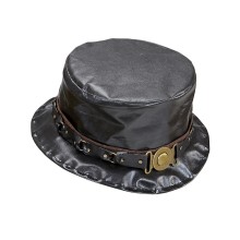 Leather hat