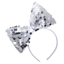 Headband with silver fan