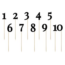 Cake decoration 'Numbers' 24-26cm
