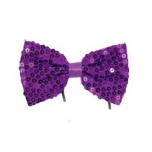 Purple bow tie