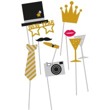 Set for photography 'Golden Wishes' (10 pcs)