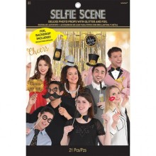 Set for taking photos 'Photo Happy New Year' (21 pcs)