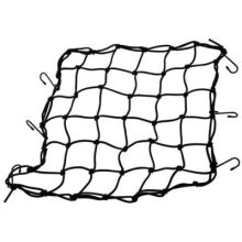 Elastic spider web for securing luggage