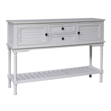 Комод MELDON 120x33xH81см, белый