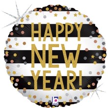 HNY Confetti glitter balloon