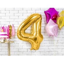 Number "4" Gold