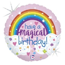 Magical Rainbow Birthday Balloon