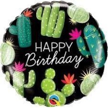 BDay Cactuses Balloon