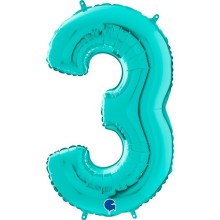 Number "3" Tiffany