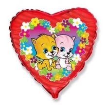 Flower Cats balloon