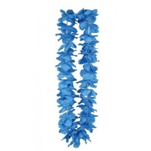 Hawaiian necklace (neon blue)