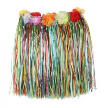 Hawaiian skirt 40 cm (multi)