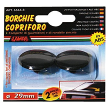 Hole covers 29mm 2pcs black