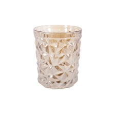 Drinking glass CORAL 250ml, golden shine