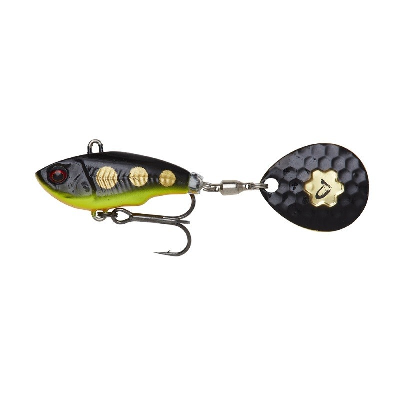 SavageGear Fat Tail Spin 6.5cm/16g/2-4m Black Magic