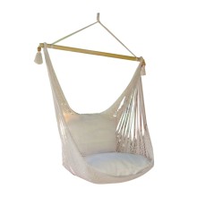 Swing chair LAZY natural white