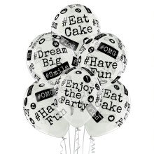 Latex set 'Hashtags' (6 pcs)