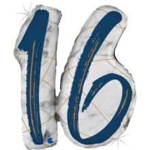 Shape Marble Mate "16" Blue