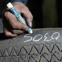 Marker Markal Tyre W12.7mm, white