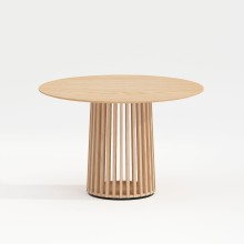 Dining table MILANI D120xH75cm, oak