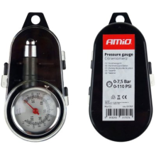 Tire pressure gauge 0-7.5bar, in a box