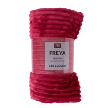 Plaid FREYA 150x200cm, dark red