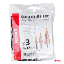 Cone drills 3 pcs in a set 4-32mm
