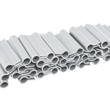 Clips for SOLID screen strips - light grey